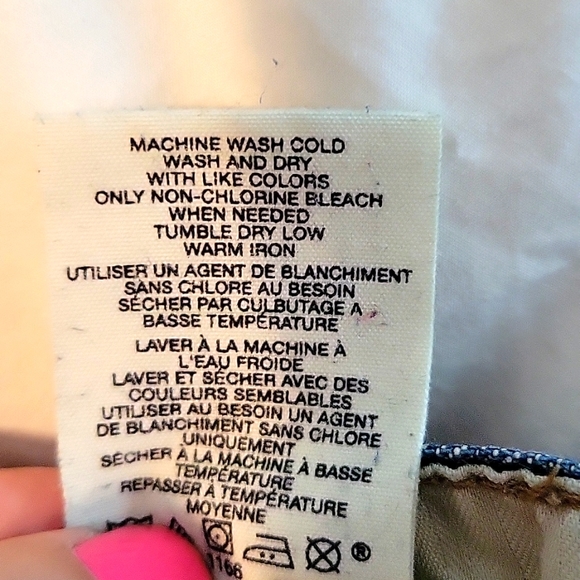 1969 GAP Jean's Limited Edition Dark Wash Boot Cut Jeans Size 6R lightly distres - Picture 10 of 10